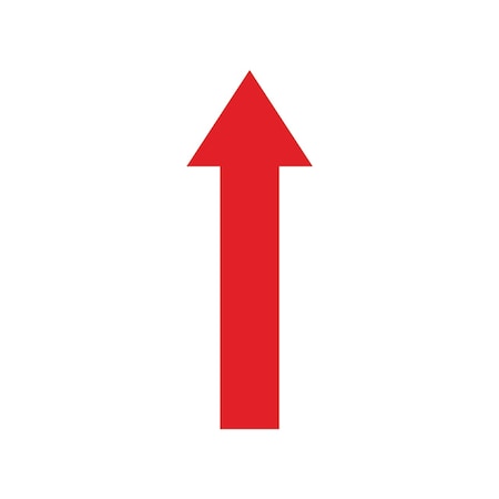 5S Supplies 5S Corner Markers, 3 1/2 in W., 10 in L., 0.003 in Thickness, 25 PK VSA-SQUARE-RED